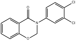 3-(3,4-Dichlorophenyl)-2H-1,3-benzoxazin-4(3H)-one Struktur