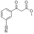 3-CYANO-BETA-OXO-BENZENEPROPANOIC ACID METHYL ESTER Struktur