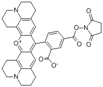 5-羧基-X-羅丹明 SE, 209734-74-7, 結(jié)構(gòu)式