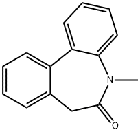 6H-DIBENZ[B,D]AZEPIN-6-ONE, 5,7-DIHYDRO-5-METHYL- Struktur