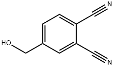 1,2-Benzenedicarbonitrile, 4-(hydroxymethyl)- (9CI) Struktur