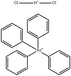 TETRAPHENYLARSONIUM CHLORIDE HYDROCHLORIDE Struktur