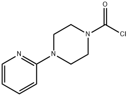 4-PYRIDIN-2-YL-PIPERAZINE-1-CARBONYL CHLORIDE Struktur