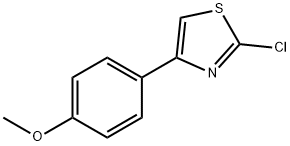 2-氯-4-(4-甲氧基苯基)噻唑, 2104-01-0, 結(jié)構(gòu)式