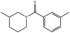 3-Methyl-1-(3-Methylbenzoyl)piperidine, 97% Struktur