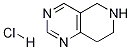 5,6,7,8-TETRAHYDRO-PYRIDO[4,3-D]PYRIMIDINE HYDROCHLORIDE Struktur