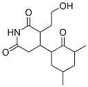 4-(3,5-dimethyl-2-oxo-cyclohexyl)-3-(2-hydroxyethyl)piperidine-2,6-dio ne Struktur