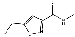 5-(Hydroxymethyl)-N-methylisoxazole-3-carboxamide Struktur