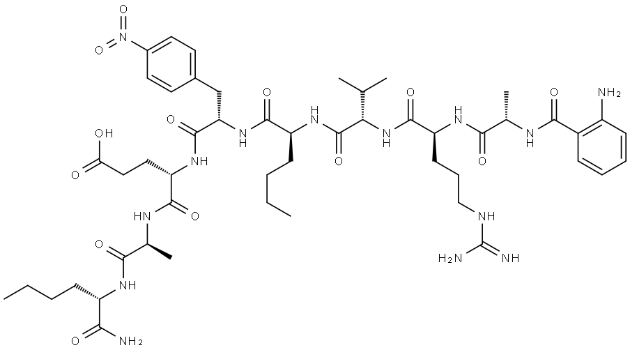 ANTHRANILYL-HIV PROTEASE SUBSTRATE V Struktur