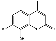 7,8-DIHYDROXY-4-METHYLCOUMARIN Structure