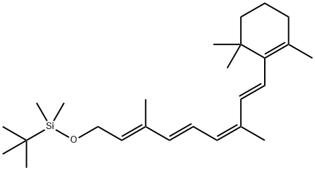 9-cis-(tert-Butyldimethylsilyl)retinyl Ether Struktur