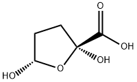 2-Furancarboxylicacid,tetrahydro-2,5-dihydroxy-,(2S,5S)-(9CI) Struktur