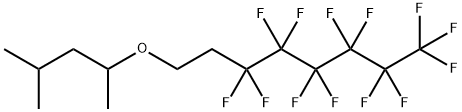 PERFLUOROHEXYLETHYL DIMETHYLBUTYL ETHER Struktur