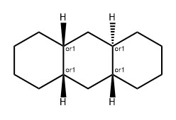 cis,trans-Perhydroanthracene (4aalpha,8aalpha,9aalpha,10abeta)- Struktur