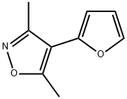 Isoxazole, 4-(2-furanyl)-3,5-dimethyl- (9CI) Struktur