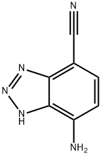 7-AMino-1H-benzotriazol-4-carbonitrile Struktur