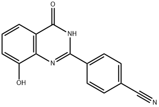 Benzonitrile,  4-(1,4-dihydro-8-hydroxy-4-oxo-2-quinazolinyl)-  (9CI) Struktur