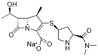 Meropenem Sodium Salt Struktur