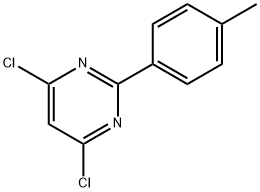 4,6-DICHLORO-2-(4-METHYLPHENYL)PYRIMIDINE Struktur