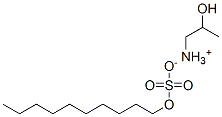 (2-hydroxypropyl)ammonium decyl sulphate Struktur