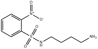 1-AMINO-4-(2-NITROBENZENESULFONAMIDO)BUTANE Struktur