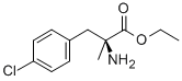 (S)-2-AMINO-3-(4-CHLORO-PHENYL)-2-METHYL-PROPIONIC ACID ETHYL ESTER Struktur