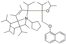 N-cyclopentyldeisopropylpropranolol Struktur