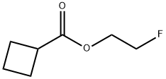 Cyclobutanecarboxylic acid, 2-fluoroethyl ester (9CI) Struktur