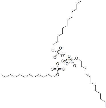 DODECYL SULFATE SCANDIUM(III) SALT Struktur