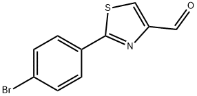 2-(4-BROMO-PHENYL)-THIAZOLE-4-CARBALDEHYDE Struktur