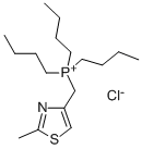 TRI-N-BUTYL[(2-METHYL-1,3-THIAZOL-4-YL)METHYL]PHOSPHONIUM CHLORIDE Struktur