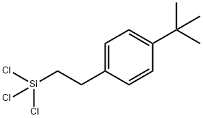 P-(T-BUTYL)PHENETHYLTRICHLOROSILANE Struktur