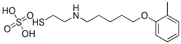 2-[5-(o-Tolyloxy)pentyl]aminoethanethiol sulfate Struktur