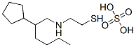 2-(2-Cyclopentylhexyl)aminoethanethiol sulfate Struktur