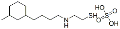 2-[4-(3-Methylcyclohexyl)butyl]aminoethanethiol sulfate Struktur