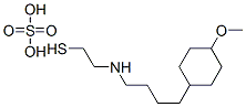 2-[4-(4-Methoxycyclohexyl)butyl]aminoethanethiol sulfate Struktur