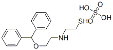 2-[2-(Diphenylmethoxy)ethyl]aminoethanethiol sulfate Struktur