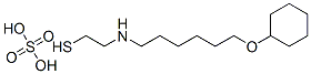 2-[[6-(Cyclohexyloxy)hexyl]amino]ethanethiol sulfate Struktur