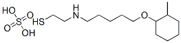 2-[5-(2-Methylcyclohexyloxy)pentyl]aminoethanethiol sulfate Struktur