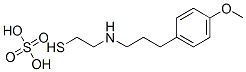 2-[3-(p-Methoxyphenyl)propyl]aminoethanethiol sulfate Struktur