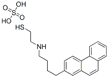 2-[4-(2-Phenanthryl)butyl]aminoethanethiol sulfate Struktur