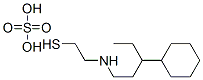 2-(3-Cyclohexylpentyl)aminoethanethiol sulfate Struktur