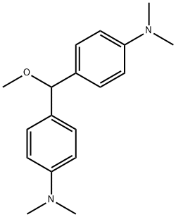 4,4'-(Methoxymethylene)bis(N,N-dimethylbenzenamine) Struktur