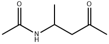 Acetamide, N-(1-methyl-3-oxobutyl)- (9CI) Struktur