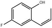 Phenol, 4-fluoro-2-(1Z)-1-propenyl- (9CI) Struktur