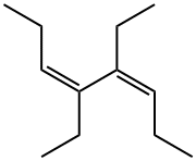 (3Z,5Z)-4,5-Diethyl-3,5-octadiene Struktur