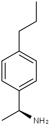 Benzenemethanamine, α-methyl-4-propyl-, (αS)- Struktur