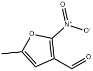 3-Furancarboxaldehyde, 5-methyl-2-nitro- (9CI) Struktur