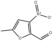 2-Furancarboxaldehyde, 5-methyl-3-nitro- (9CI) Struktur