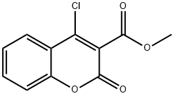 METHYL 4-CHLORO-2-OXO-2H-CHROMENE-3-CARBOXYLATE Struktur